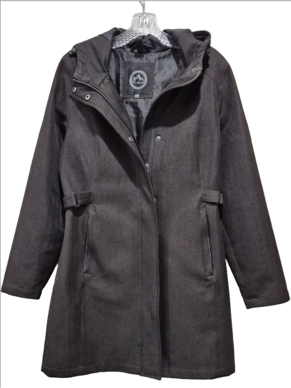 Gotcha Glacier California Women’s Black Hooded Parka Jacket – Size M